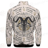 Horned Goat And Octagonal Star SDN-1014 Stand-up Collar Jacket