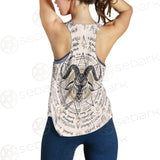 Horned Goat And Octagonal Star SDN-1014 Women Tank Top