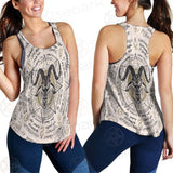 Horned Goat And Octagonal Star SDN-1014 Women Tank Top