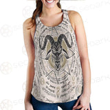 Horned Goat And Octagonal Star SDN-1014 Women Tank Top