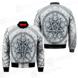 Goat Skulls And Star Rays SDN-1015 Bomber Jacket