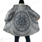Goat Skulls And Star Rays SDN-1015 Cloak with bag