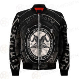 Horned Goat And Pentagram SDN-1016 Bomber Jacket