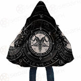 Horned Goat And Pentagram SDN-1016 Cloak with bag