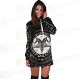 Horned Goat And Pentagram SDN-1016 Hoodie Dress