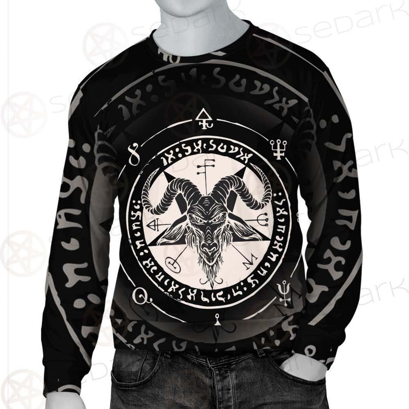 Horned Goat And Pentagram SDN-1016 Unisex Sweatshirt