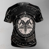 Horned Goat And Pentagram SDN-1016 Unisex T-shirt