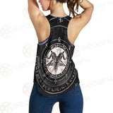 Horned Goat And Pentagram SDN-1016 Women Tank Top