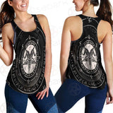 Horned Goat And Pentagram SDN-1016 Women Tank Top