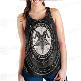 Horned Goat And Pentagram SDN-1016 Women Tank Top