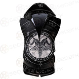 Horned Goat And Pentagram SDN-1016 Zip Sleeveless Hoodie