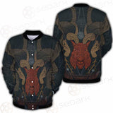 Head Satan Goat Occult SDN-1017 Button Jacket