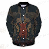 Head Satan Goat Occult SDN-1017 Button Jacket