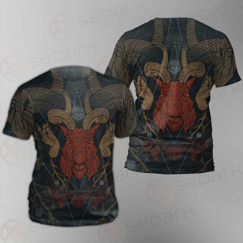 Head Satan Goat Occult SDN-1017 Unisex T-shirt