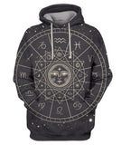 Vector Illustration Set Of Moon Phases Hoodie