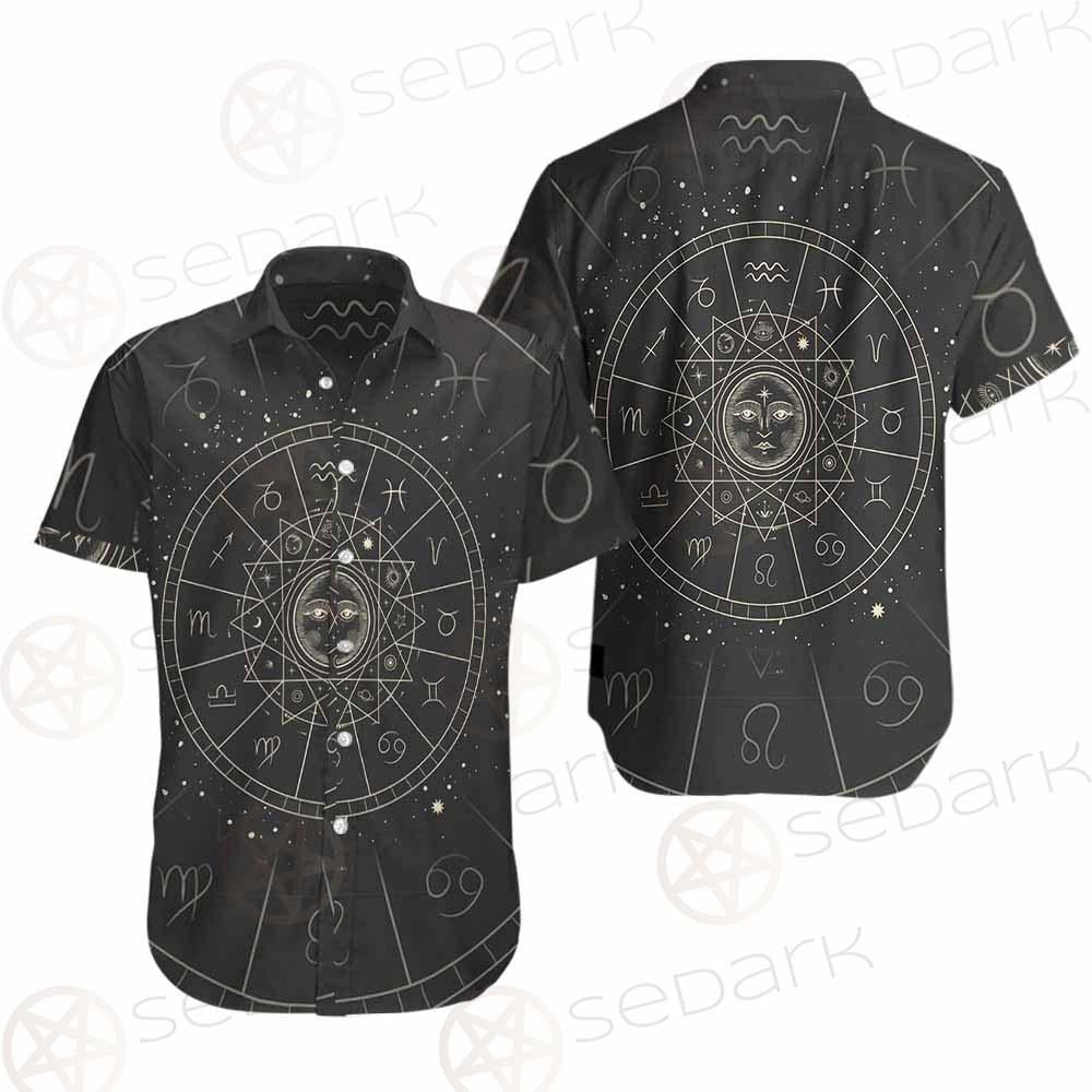 Vector Illustration Set Of Moon Phases SDN-1018 Shirt Allover