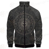 Vector Illustration Set Of Moon Phases SDN-1018 Stand-up Collar Jacket