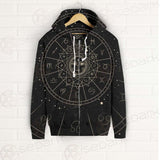 Vector Illustration Set Of Moon Phases SDN-1018 Zip-up Hoodies