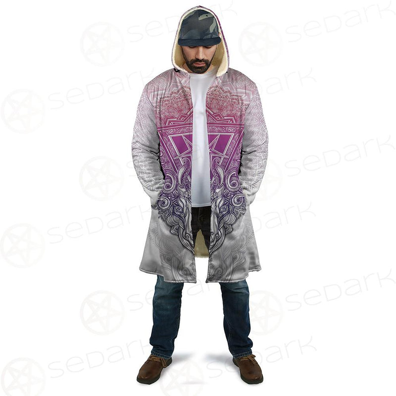 Pentagram Sign Head Of Demon Baphomet  Cloak no bag