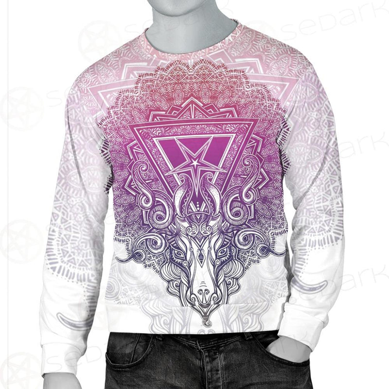 Pentagram Sign Head Of Demon Baphomet Unisex Sweatshirt