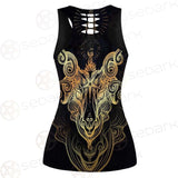 Satanic Goat Head SDN-1020 Hollow Out Tank Top