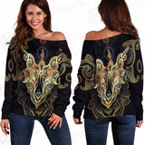 Satanic Goat Head SDN-1020 Off Shoulder Sweaters