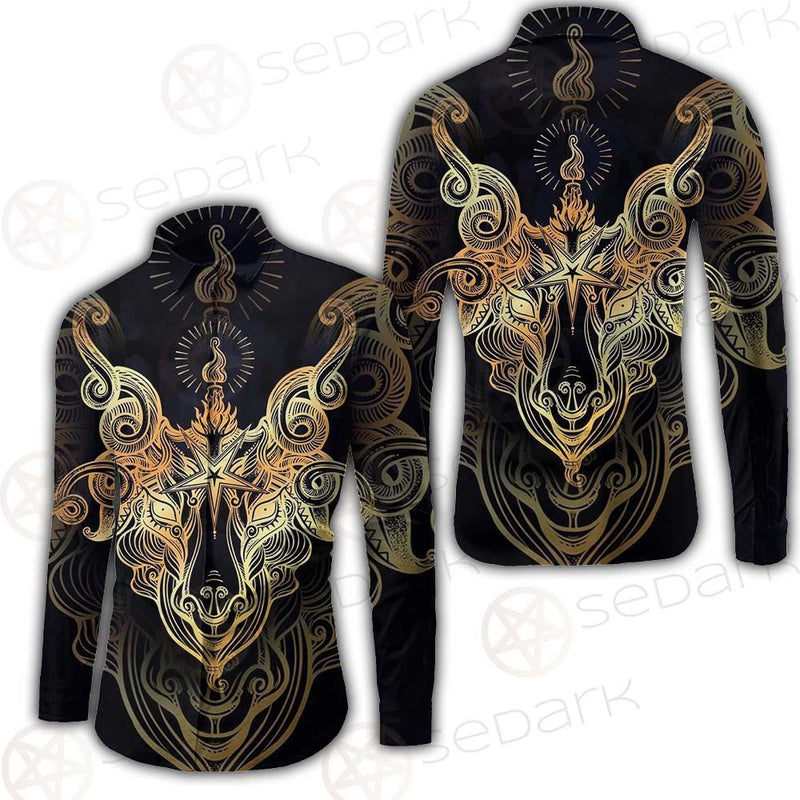 Satanic Goat Head SDN-1020 Long Sleeve Shirt