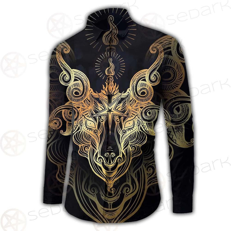 Satanic Goat Head SDN-1020 Long Sleeve Shirt