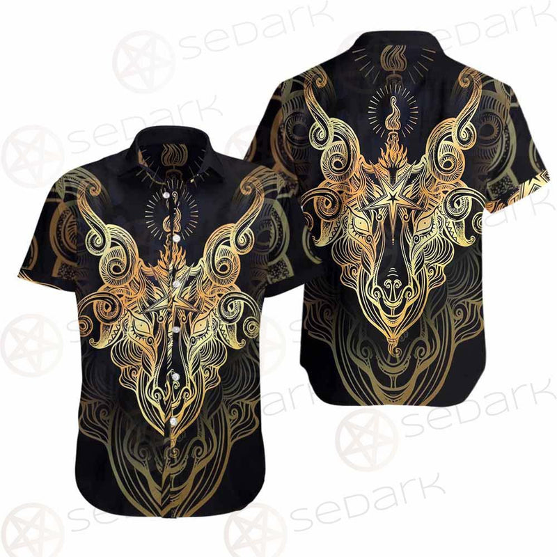 Satanic Goat Head SDN-1020 Shirt Allover
