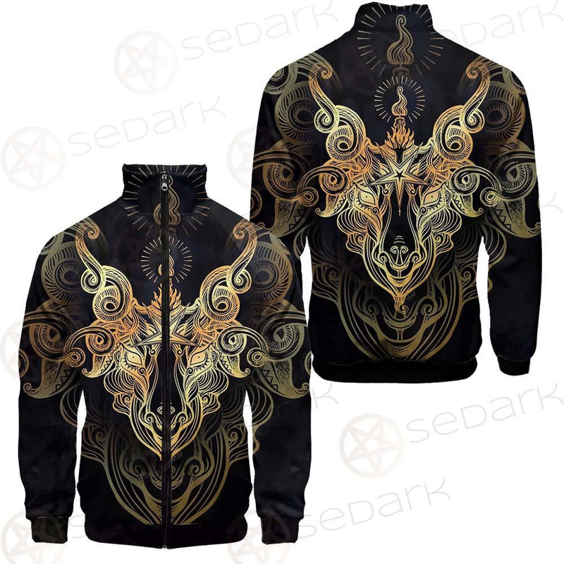 Satanic Goat Head SDN-1020 Stand-up Collar Jacket