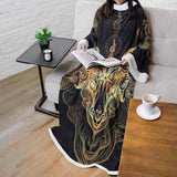 Satanic Goat Head SDN-1020 Sleeved Blanket