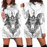 Vector Illustration Isolated SDN-1023 Hoodie Dress