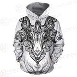Vector Illustration Isolated SDN-1023 Hoodie Allover