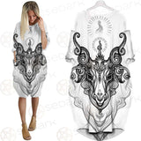 Vector Illustration Isolated SDN-1023 Batwing Pocket Dress