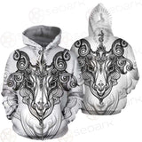 Vector Illustration Isolated SDN-1023 Zip-up Hoodies