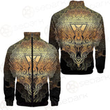 Pentagram Sign Head Of Demon Baphomet SDN-1024 Stand-up Collar Jacket