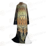 Pentagram Sign Head Of Demon Baphomet SDN-1024 Sleeved Blanket