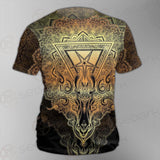 Pentagram Sign Head Of Demon Baphomet SDN-1024 Unisex T-shirt