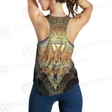 Pentagram Sign Head Of Demon Baphomet SDN-1024 Women Tank Top