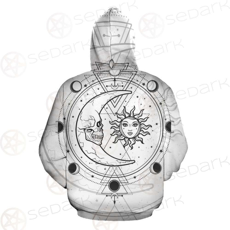 Circle Of A Phase Of The Moon SDN-1025 Hoodie Allover