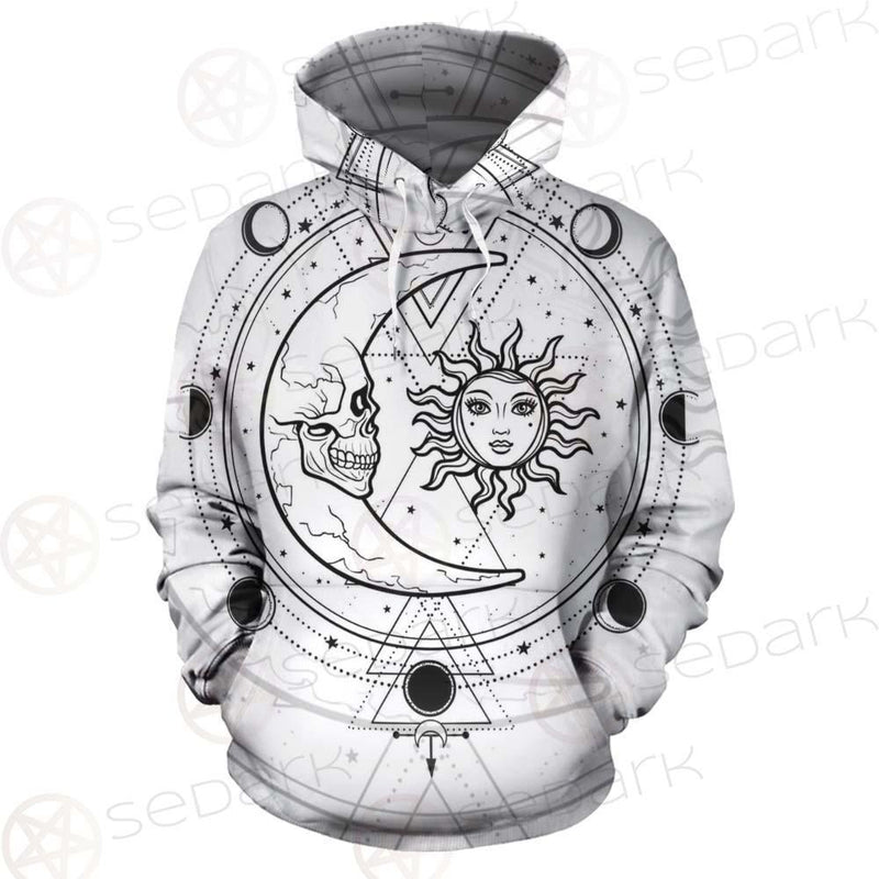 Circle Of A Phase Of The Moon SDN-1025 Hoodie Allover