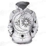 Circle Of A Phase Of The Moon SDN-1025 Hoodie Allover
