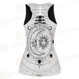 Circle Of A Phase Of The Moon SDN-1025 Hollow Out Tank Top