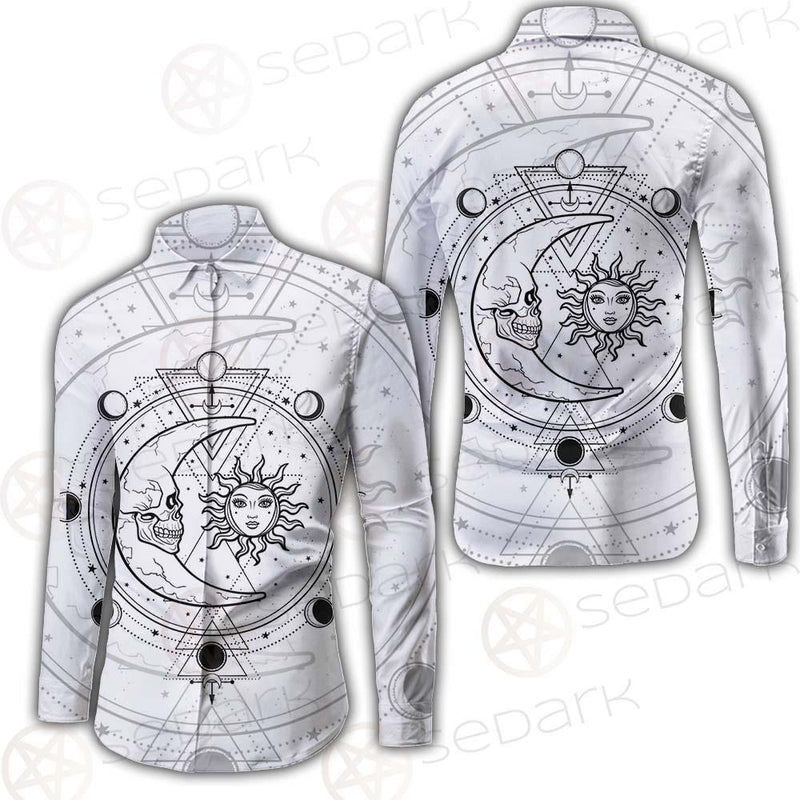 Circle Of A Phase Of The Moon SDN-1025 Long Sleeve Shirt