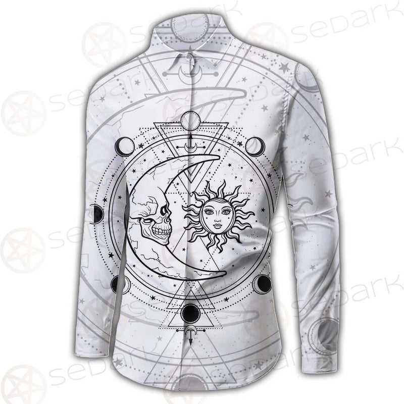 Circle Of A Phase Of The Moon SDN-1025 Long Sleeve Shirt
