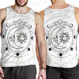 Circle Of A Phase Of The Moon SDN-1025 Men Tank-tops