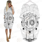 Circle Of A Phase Of The Moon SDN-1025 Batwing Pocket Dress