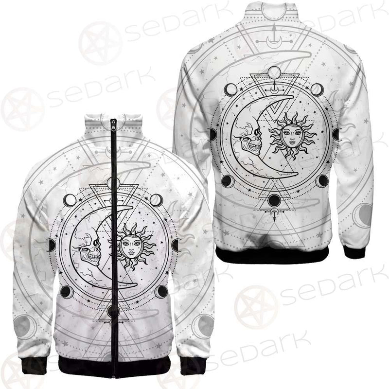 Circle Of A Phase Of The Moon SDN-1025 Stand-up Collar Jacket