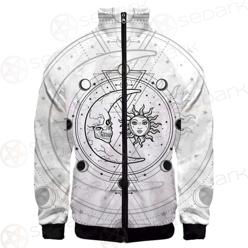 Circle Of A Phase Of The Moon SDN-1025 Stand-up Collar Jacket
