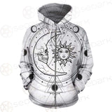 Circle Of A Phase Of The Moon SDN-1025 Zip-up Hoodies